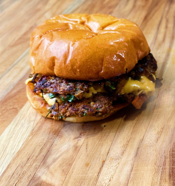 Smash Burgers with Kimchi Mayo Recipe