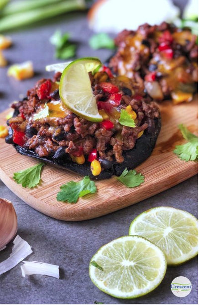 Mexican Style Stuffed Mushrooms