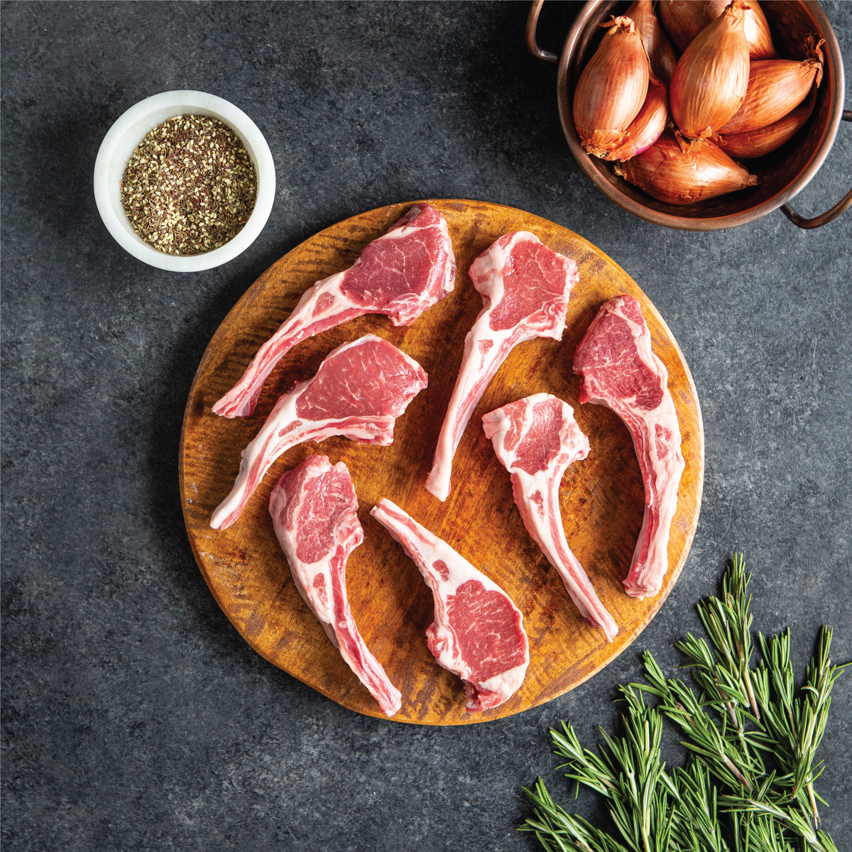 Grass Fed French Cut Lamb Chops 4oz each