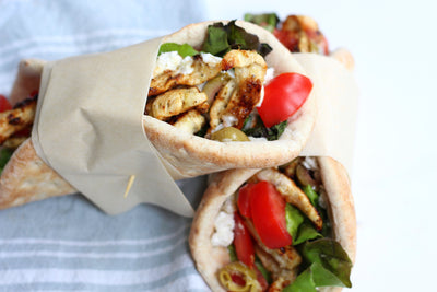 Chicken Souvlaki Wraps