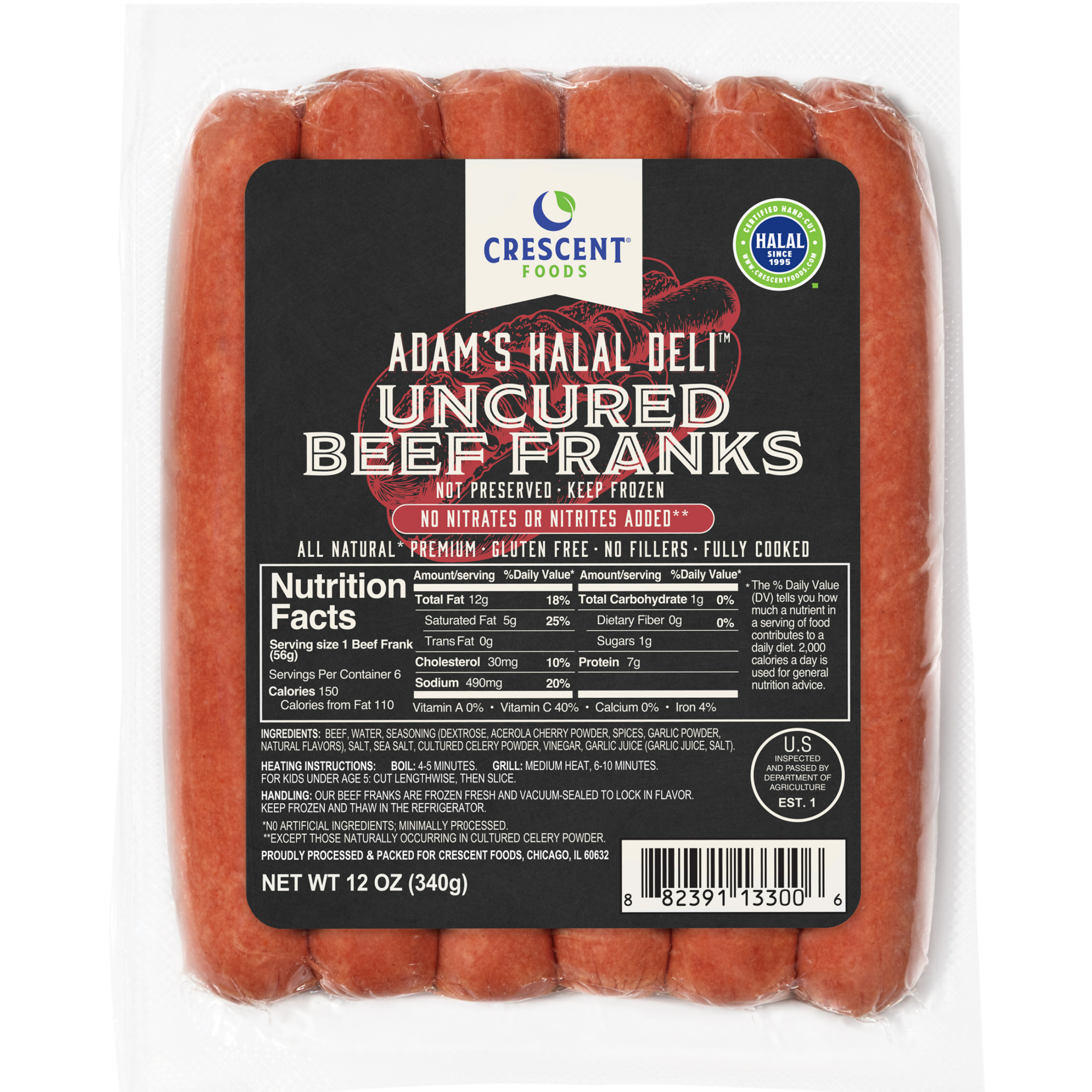 Adam's Halal Deli 12-Pack Variety Deli Sampler Bundle