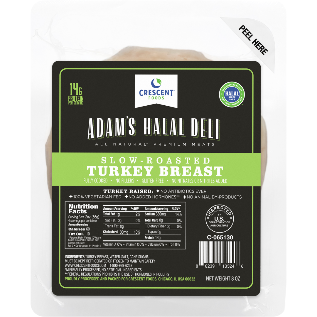 Adam's Halal Deli Roasted Turkey Breast – Crescent Foods