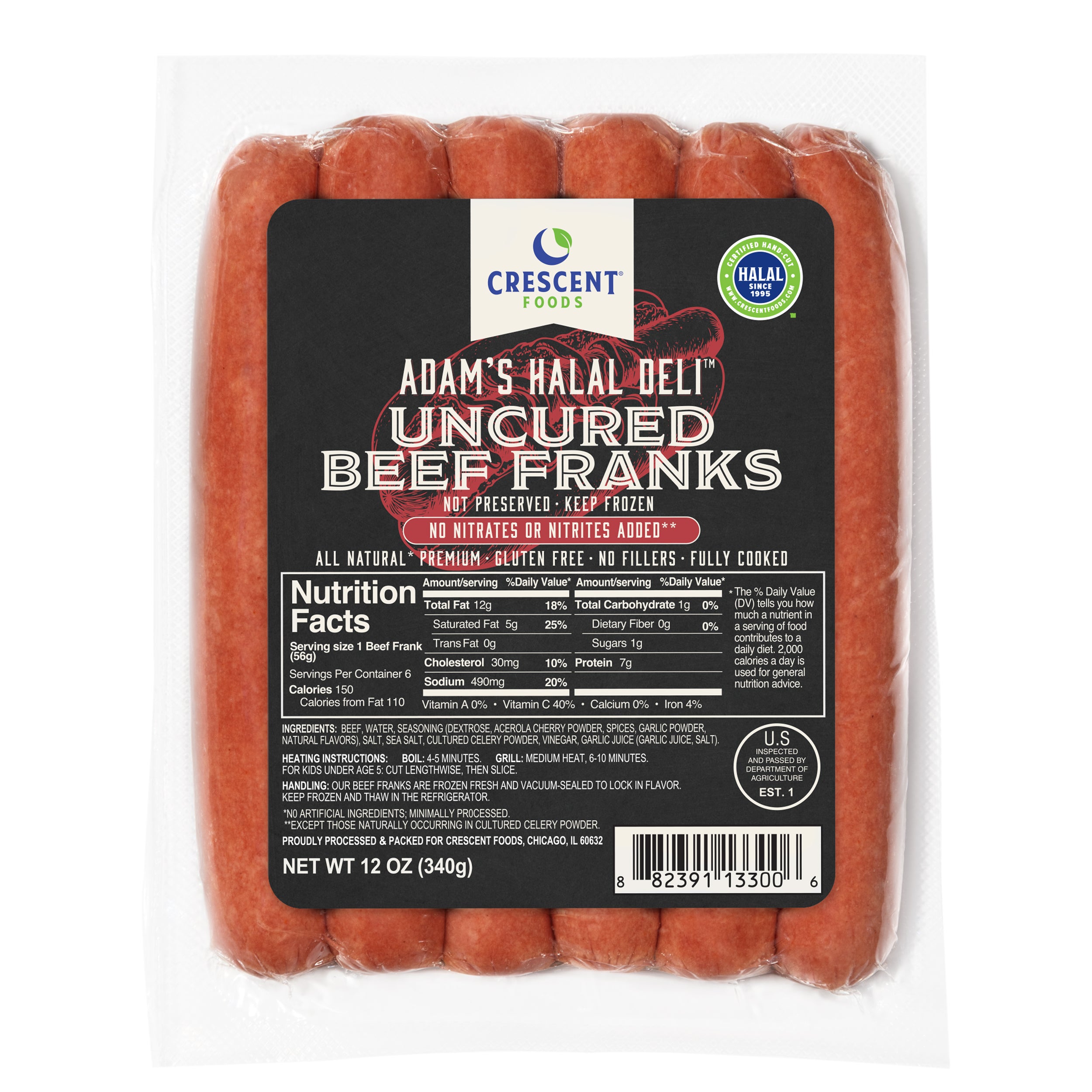 Adam's Halal Deli 12-Pack Variety Deli Sampler Bundle