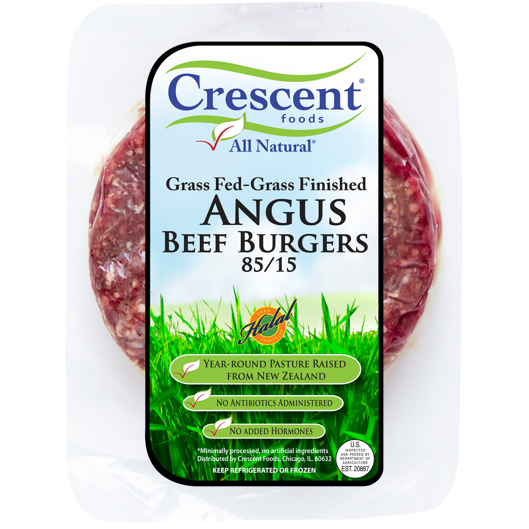 Angus Beef Burgers 85/15 | Approx. 1 lb. | 4 Pieces